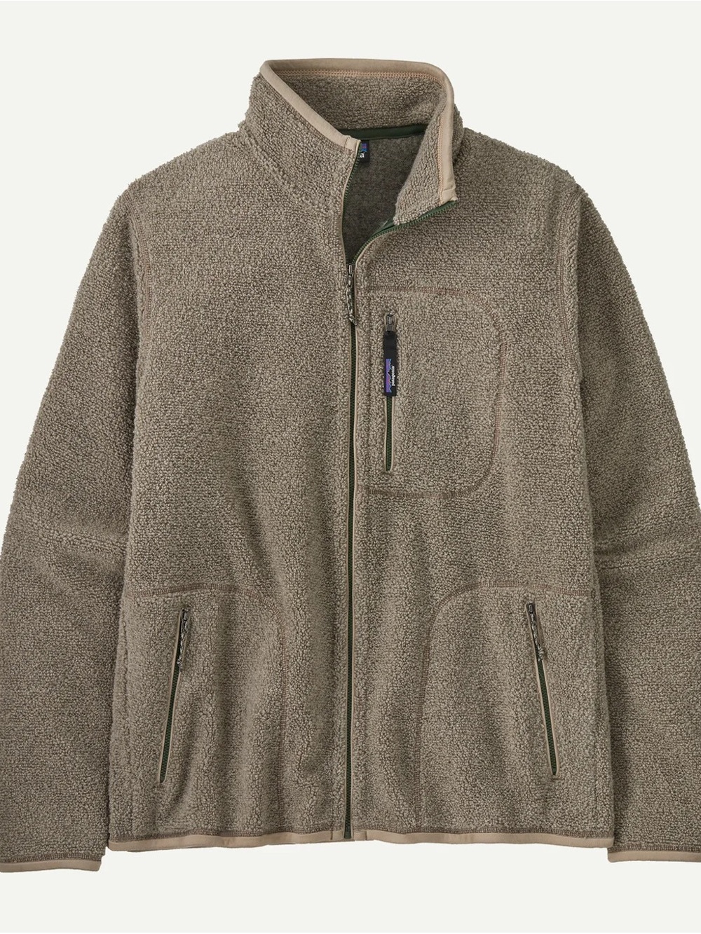 Patagonia Men's Reclaimed Fleece Jacket M Seabird Grey